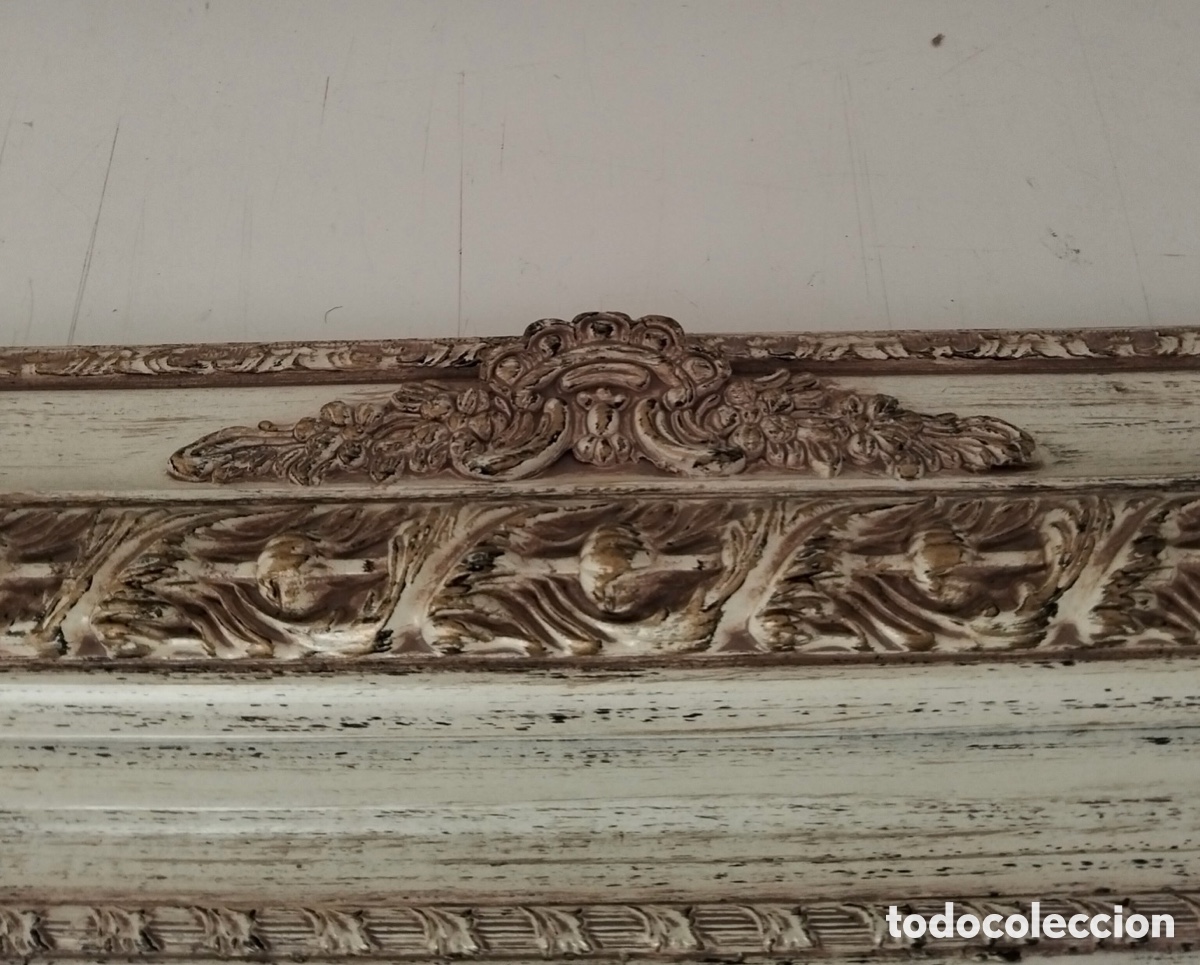Antig&uuml;edades: espejo de estilo barroco antiguo franc&eacute;s - Foto 3