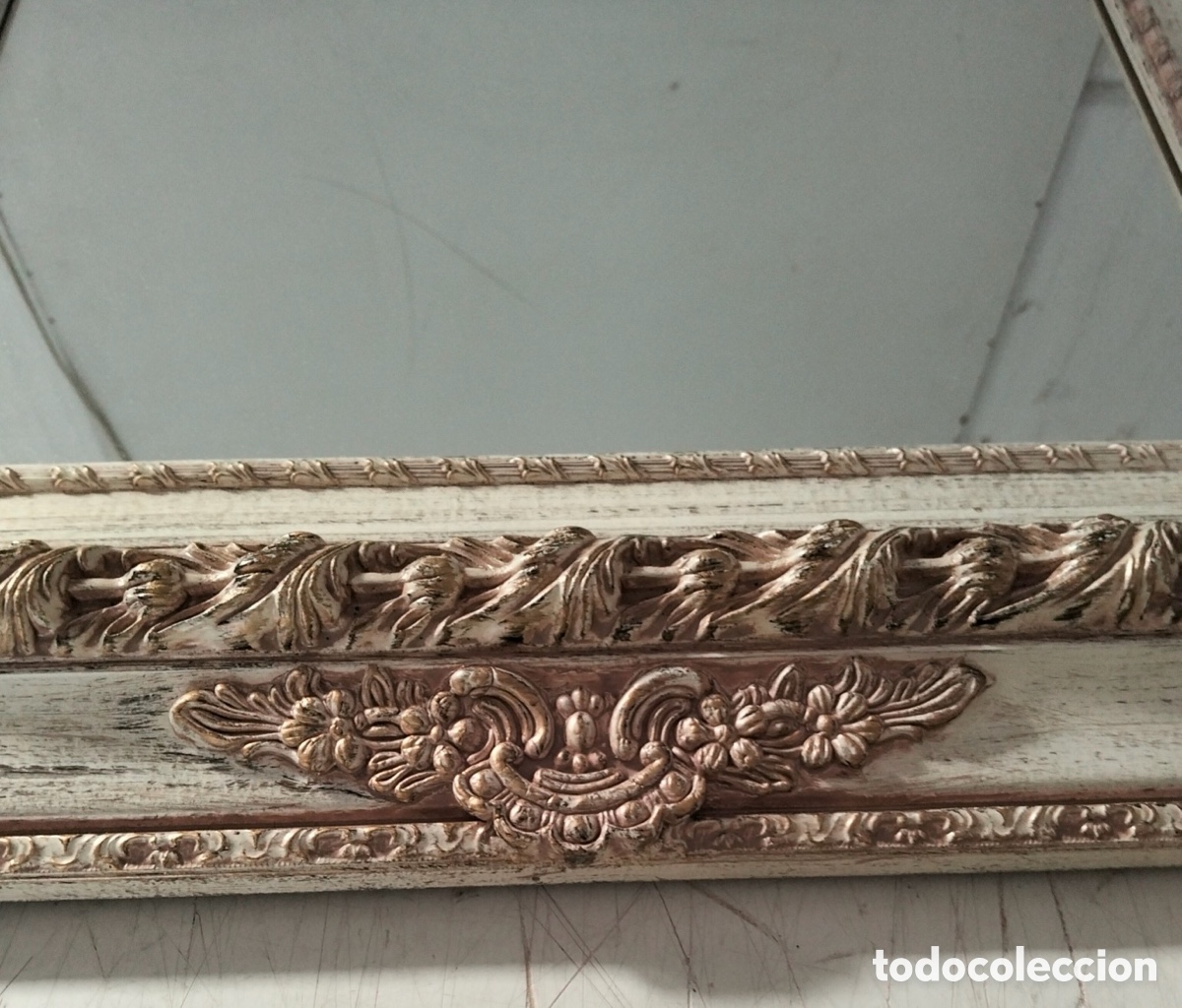 Antig&uuml;edades: espejo de estilo barroco antiguo franc&eacute;s - Foto 4