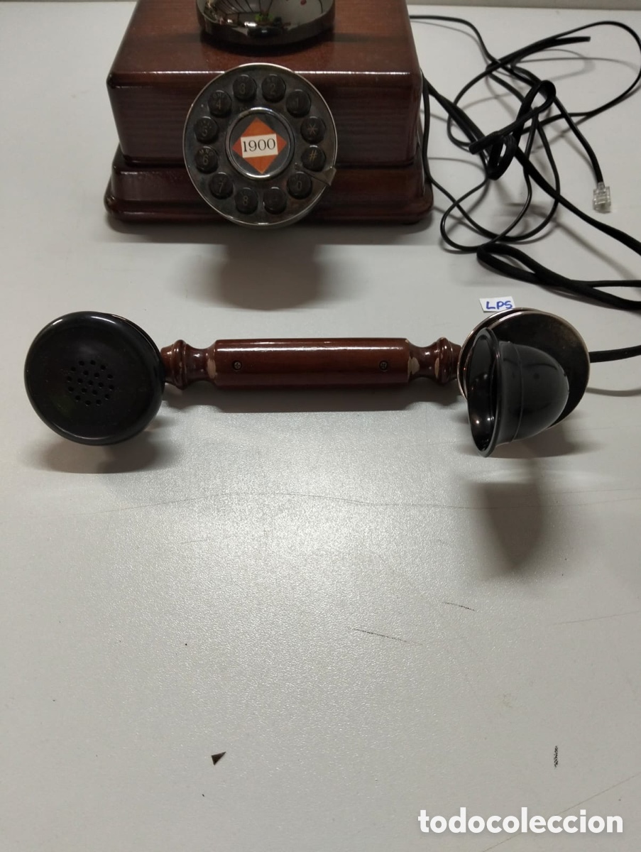 Antig&uuml;edades: Tel&eacute;fono retro de disco - Foto 2