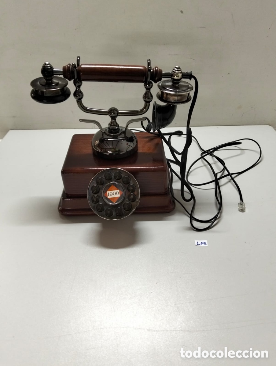 Antig&uuml;edades: Tel&eacute;fono retro de disco - Foto 1