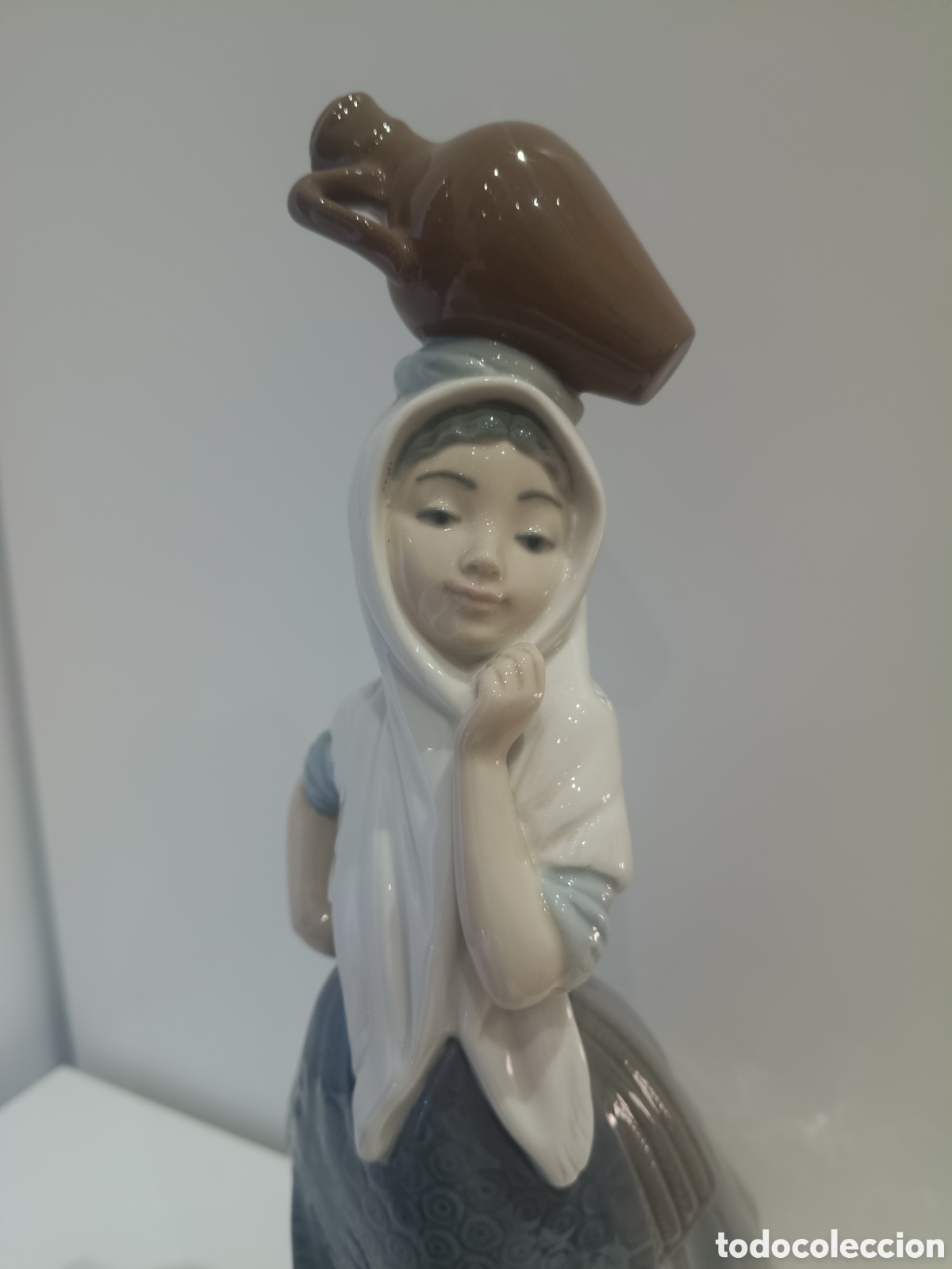 Antig&uuml;edades: NI&Ntilde;A CON CANTARO, LLADR&Oacute; NAO - Foto 2