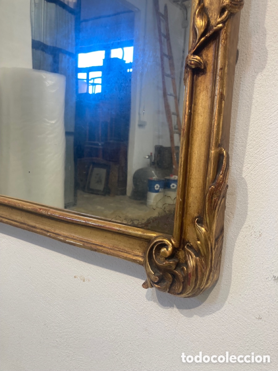Antig&uuml;edades: Antiguo espejo dorado - Foto 6