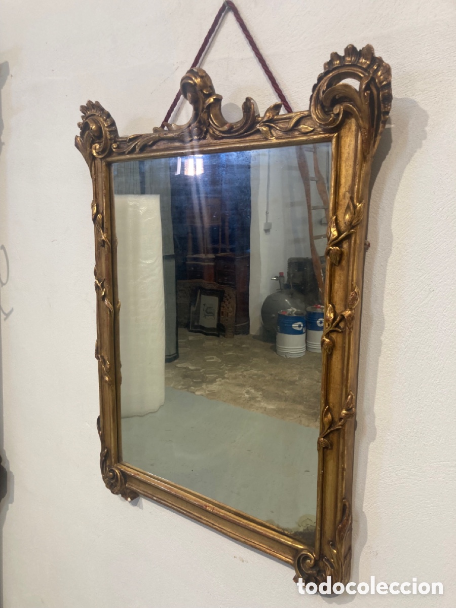 Antig&uuml;edades: Antiguo espejo dorado - Foto 15