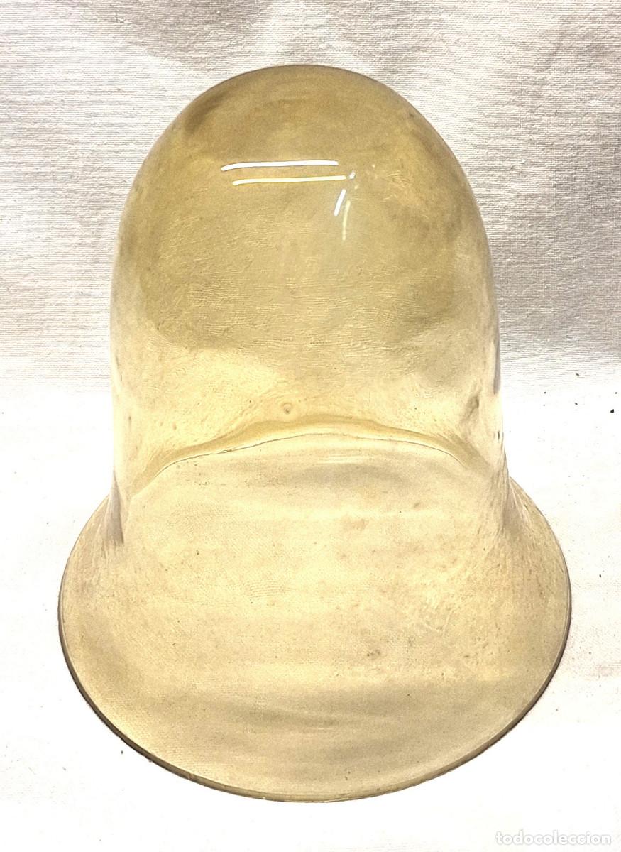 Antig&uuml;edades: Vaso Cristal Lampara Votiva S XIX. Med. 12,50 cm