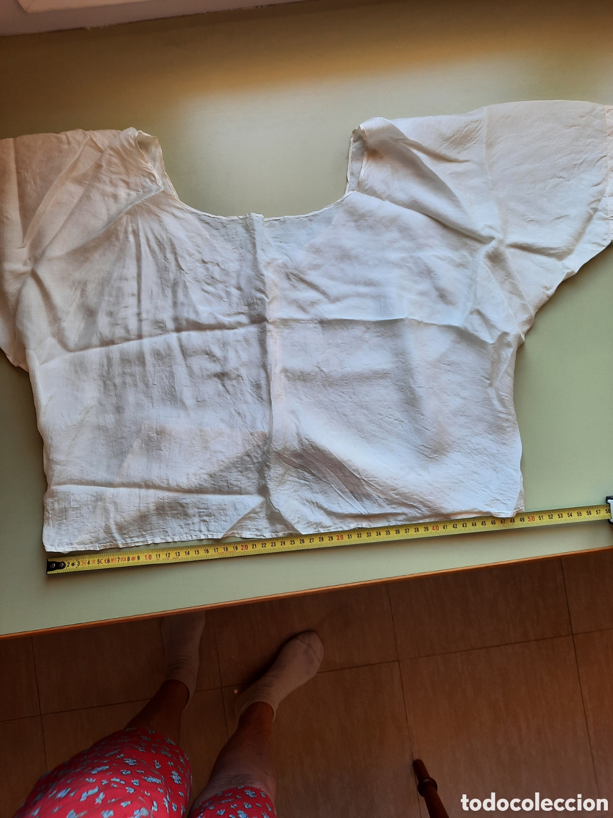Antig&uuml;edades: Antigua camisa en seda natural