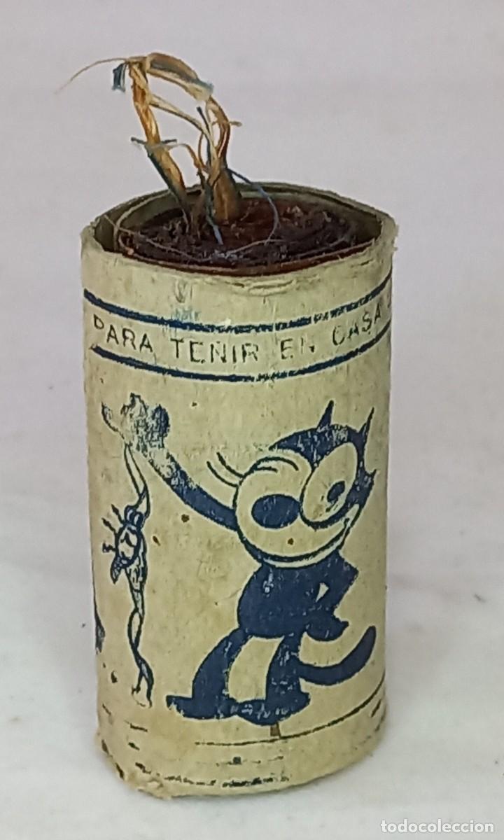 Antig&uuml;edades: ANTIGUA CINTA ATRAPAMOSCAS INSECTICIDA , SIN ABRIR , CON ILUSTRACION DEL GATO FELIX
