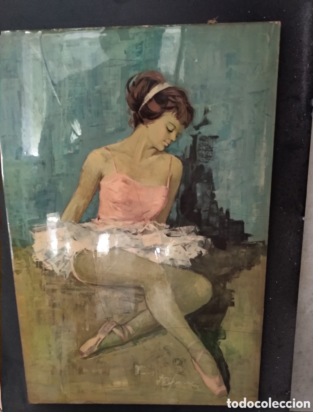 Antig&uuml;edades: Lote de cuadros vintage