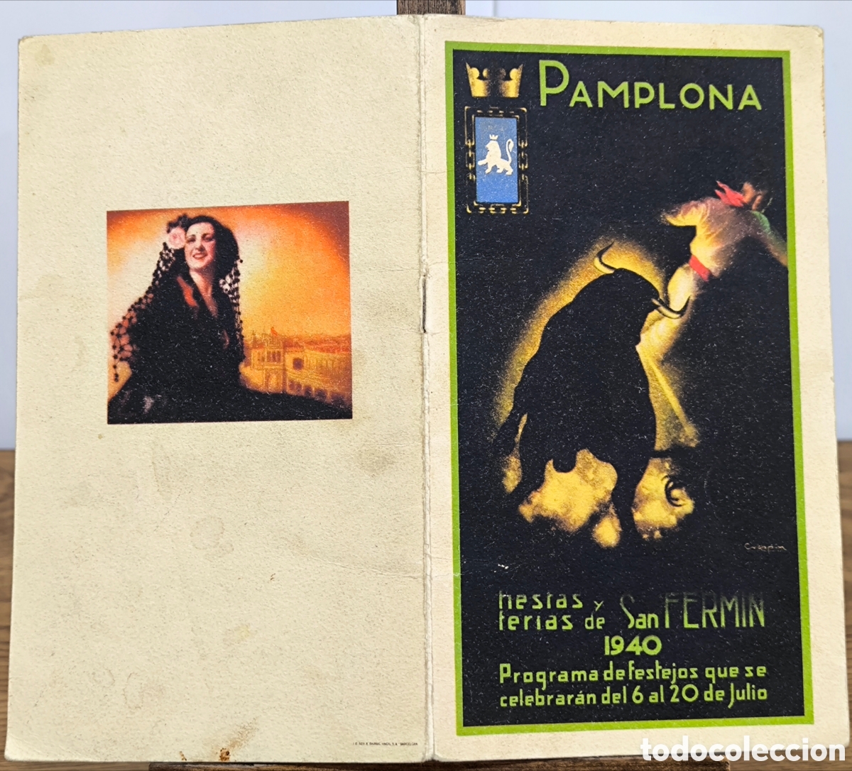 Antig&uuml;edades: PROGRAMA OFICIAL SAN FERMIN 1940