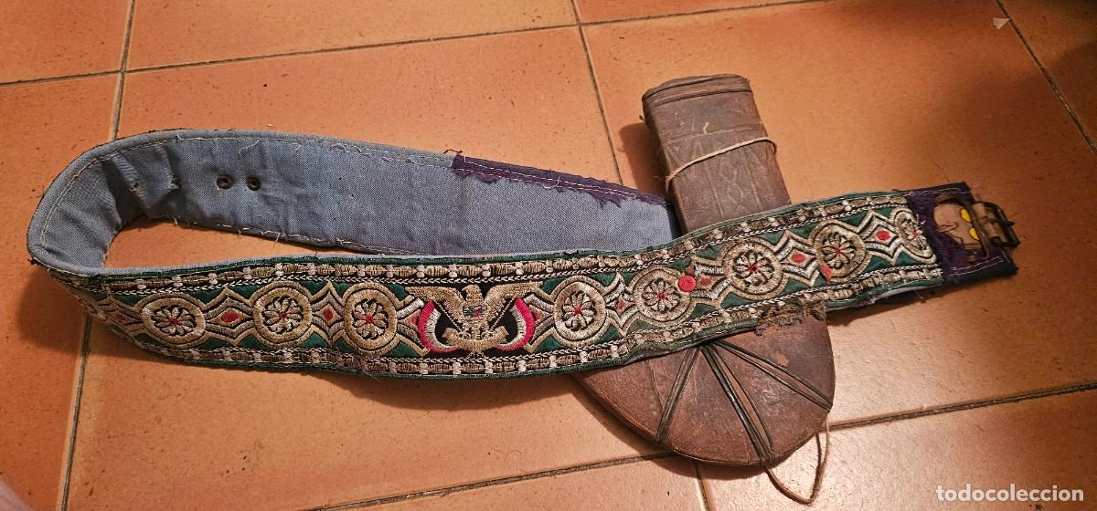 Antig&uuml;edades: Precioso cintur&oacute;n jambiya Yemen muy antiguo