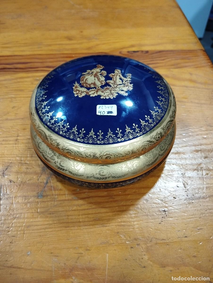 Antig&uuml;edades: CAJA DE PORCELANA G. DUMUR (LIMOGES).
