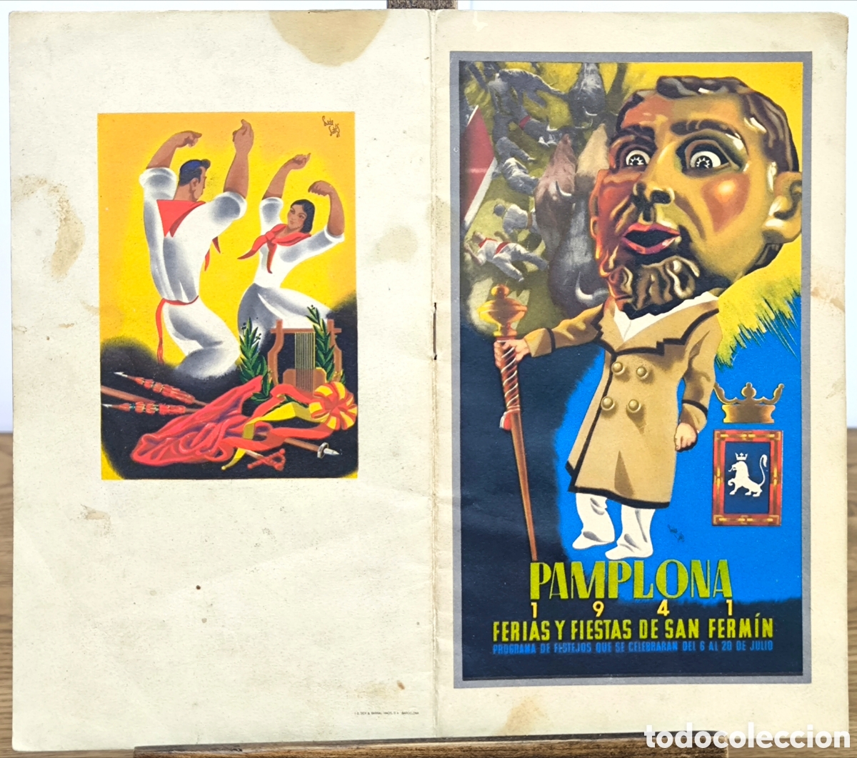 Antig&uuml;edades: PROGRAMA OFICIAL SAN FERM&Iacute;N 1941