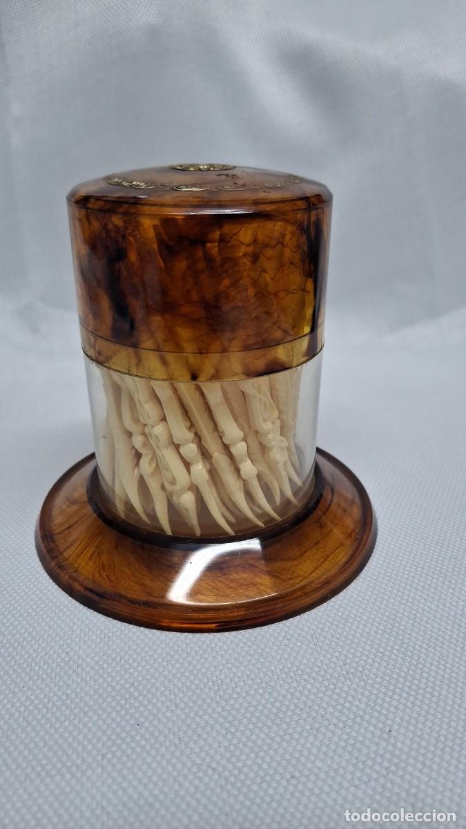 Antig&uuml;edades: Palillero antiguo de colecci&oacute;n original de los a&ntilde;os 60/70