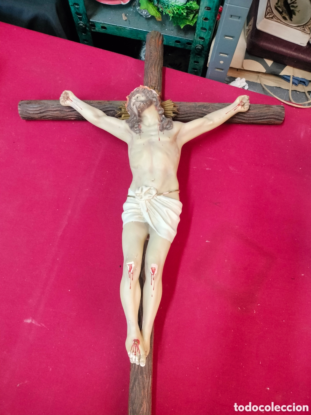 Antig&uuml;edades: Antiguo crucifijo de Olot