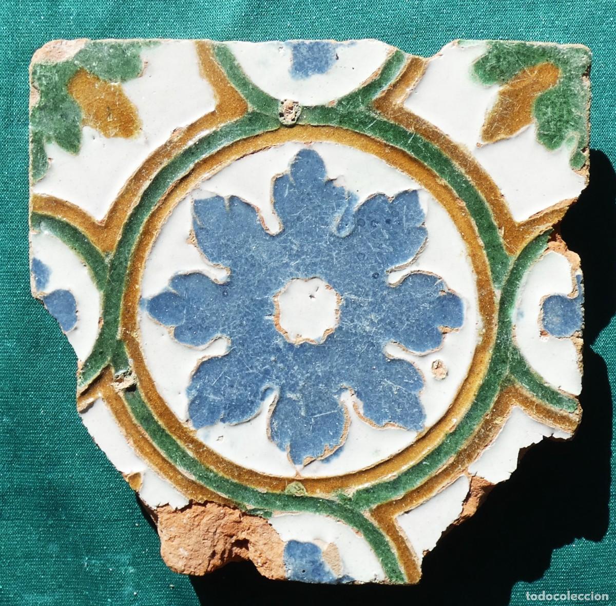 Oggetti Antichi: Azulejo, Azulejos Espa&ntilde;ol, Toledo siglo 16