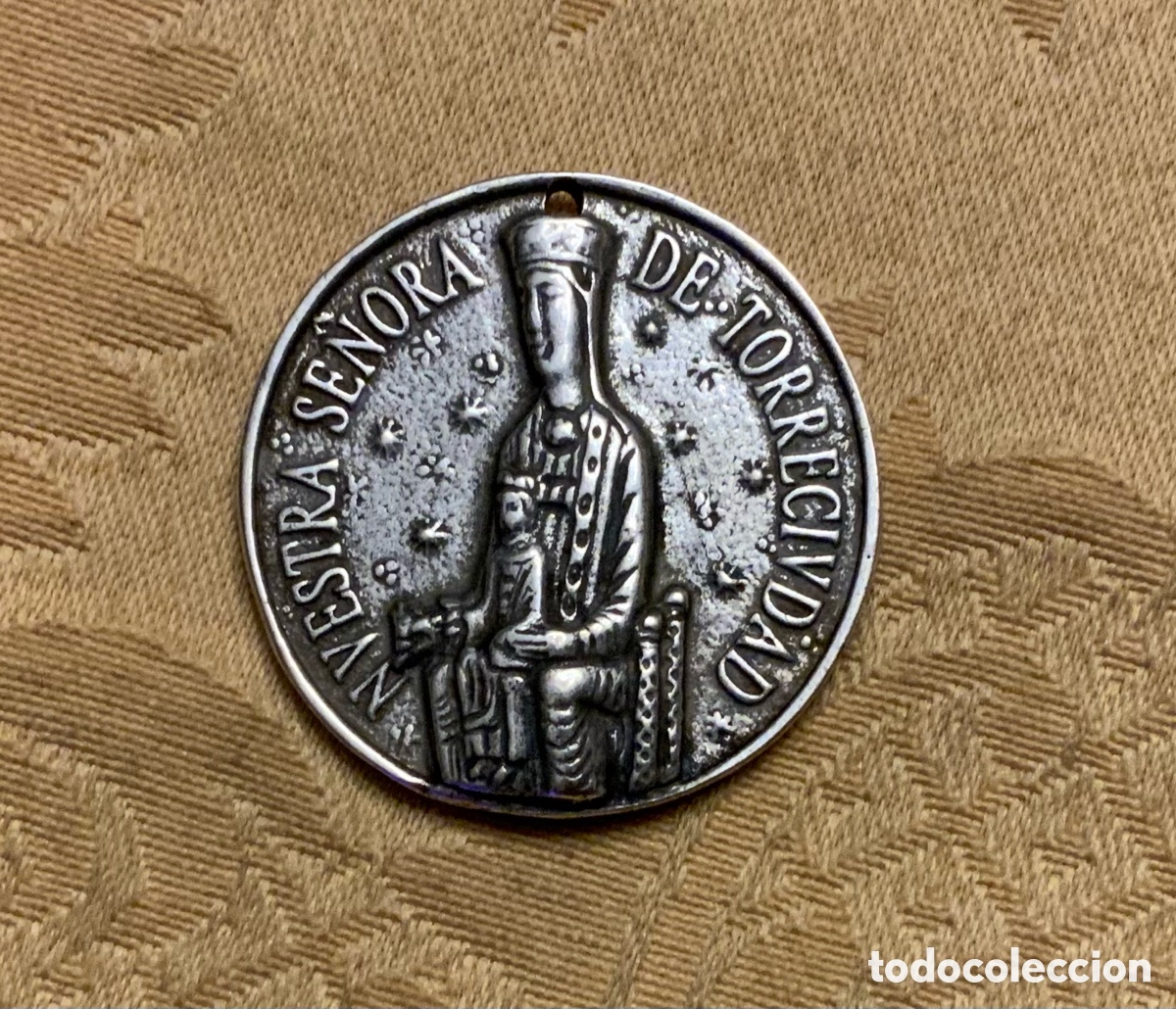 Antig&uuml;edades: MEDALLA MONEDA VIRGEN DE TORRECIUDAD, HUESCA