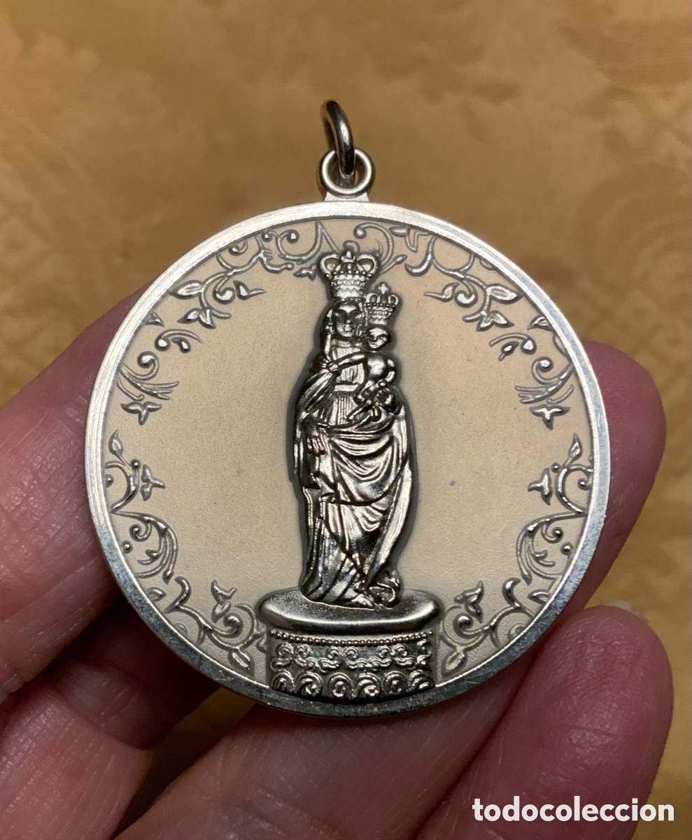 Antig&uuml;edades: MEDALLA VIRGEN DEL PILAR 4 CM - Foto 2