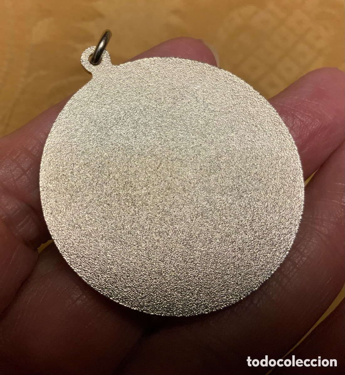 Antig&uuml;edades: MEDALLA VIRGEN DEL PILAR 4 CM - Foto 7