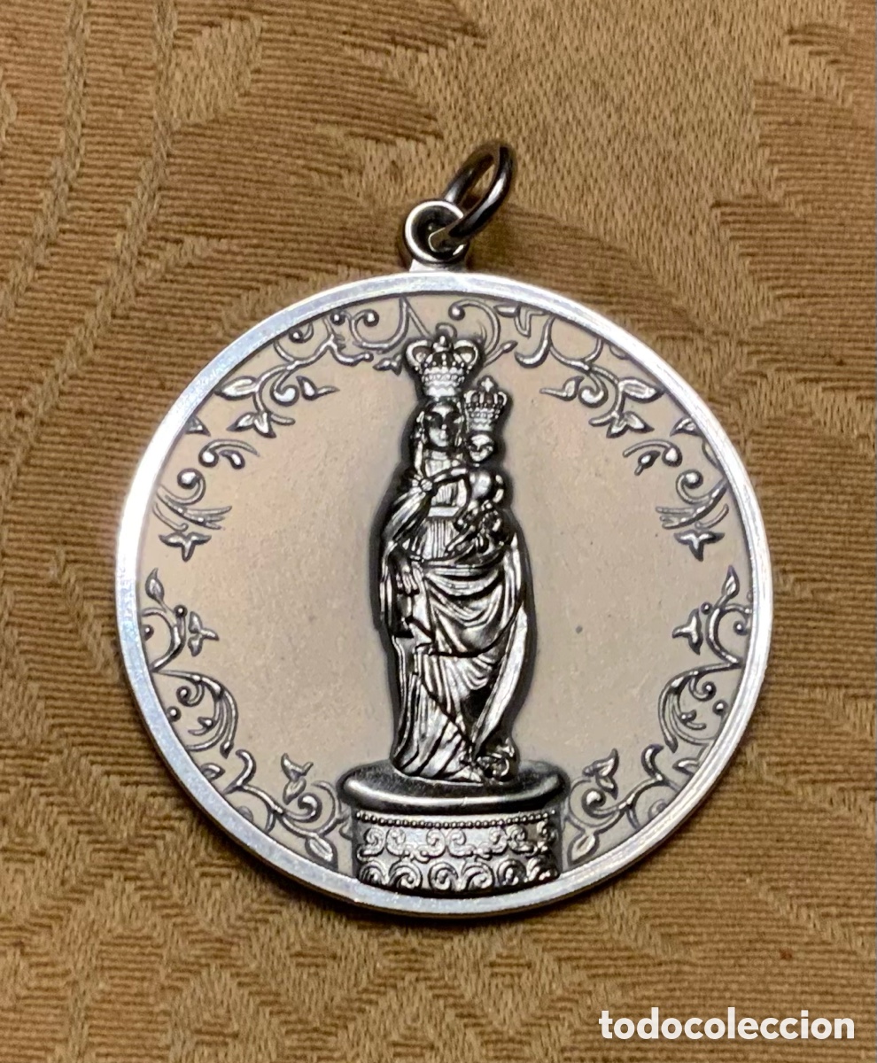 Antig&uuml;edades: MEDALLA VIRGEN DEL PILAR 4 CM - Foto 1