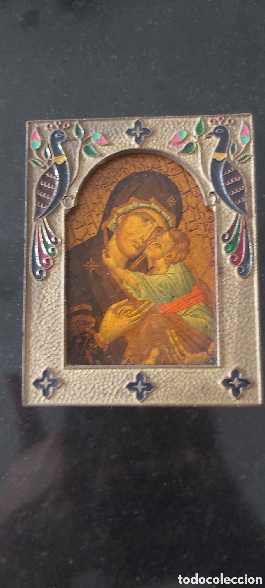 Antig&uuml;edades: Icono bizantino Virgen de Vladimir