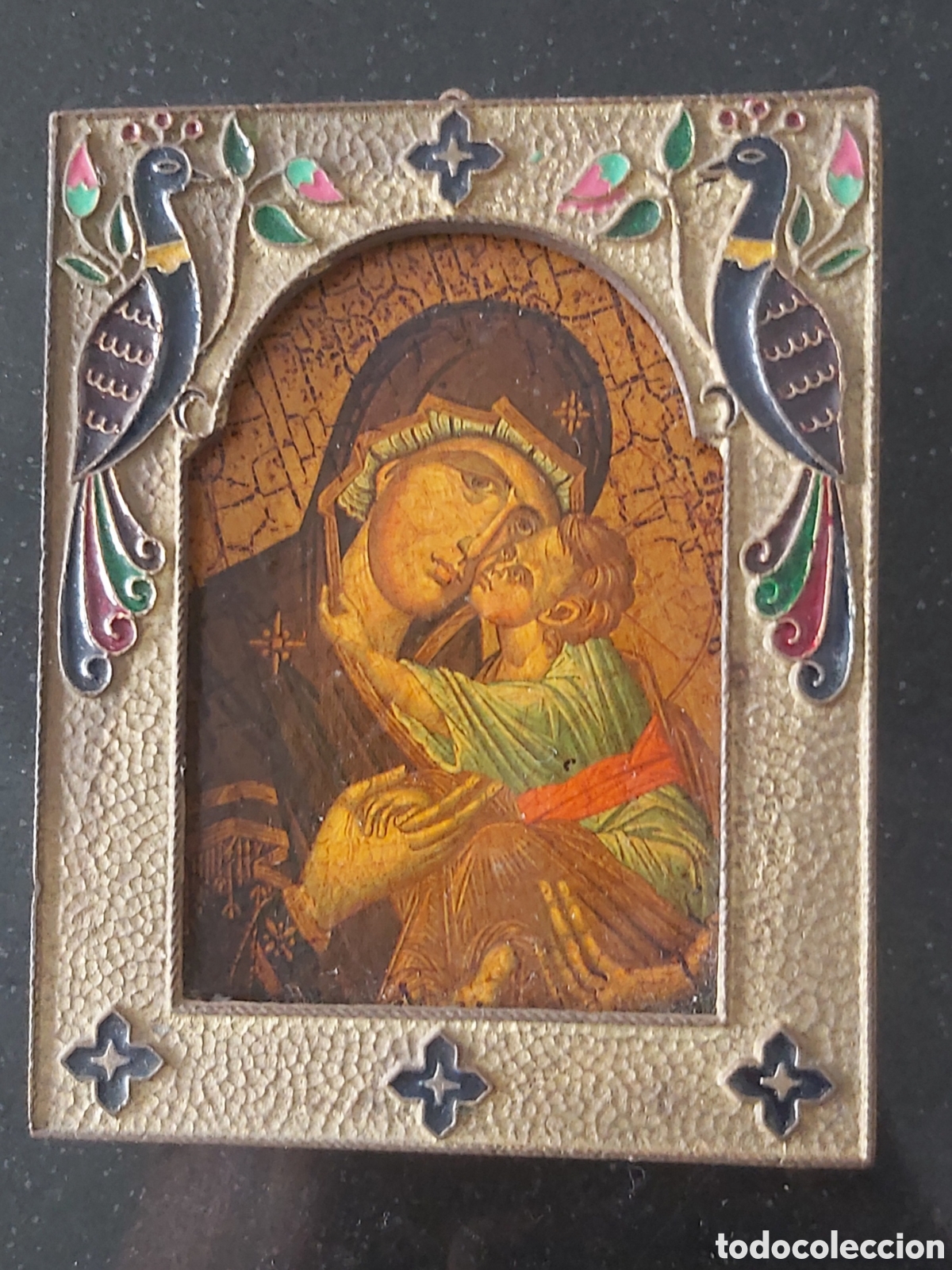 Antig&uuml;edades: Icono bizantino Virgen de Vladimir