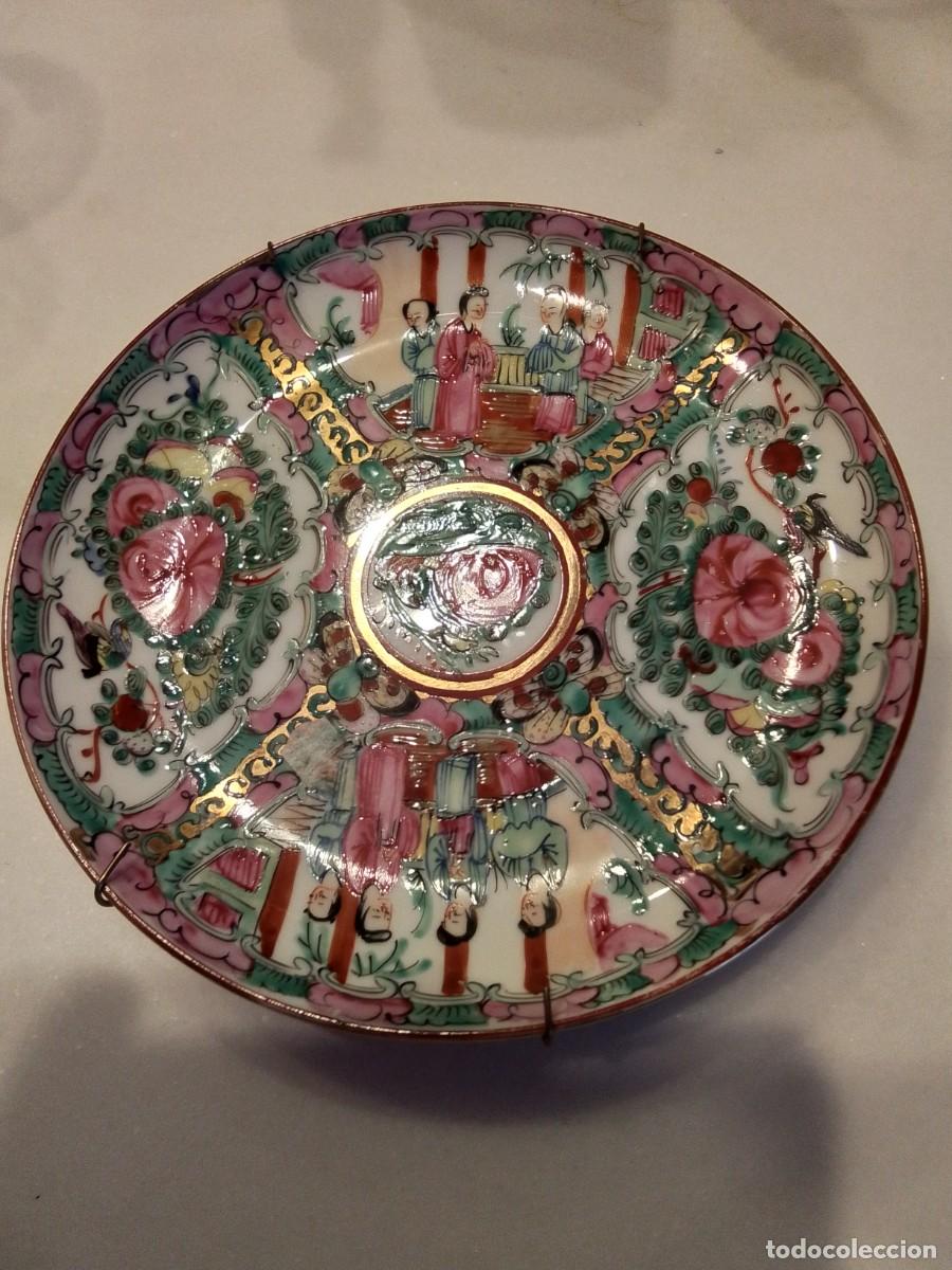 Antiques: Antiguo plato de MACAO, sellado. 19 cm de di&aacute;metro. Forma de pago bizum, en mano, o transferencia. ,