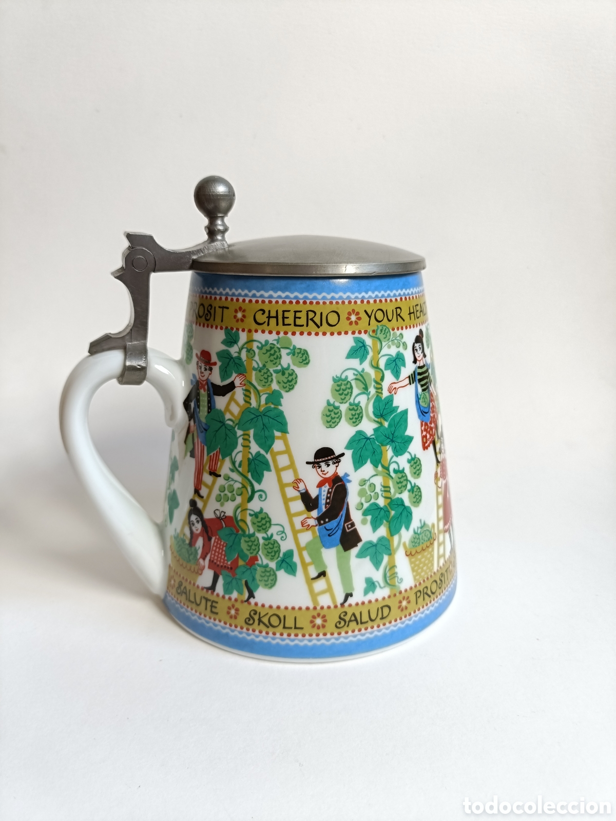 Antig&uuml;edades: Jarra Cerveza Alemana Vintage Elisabeth Liegl