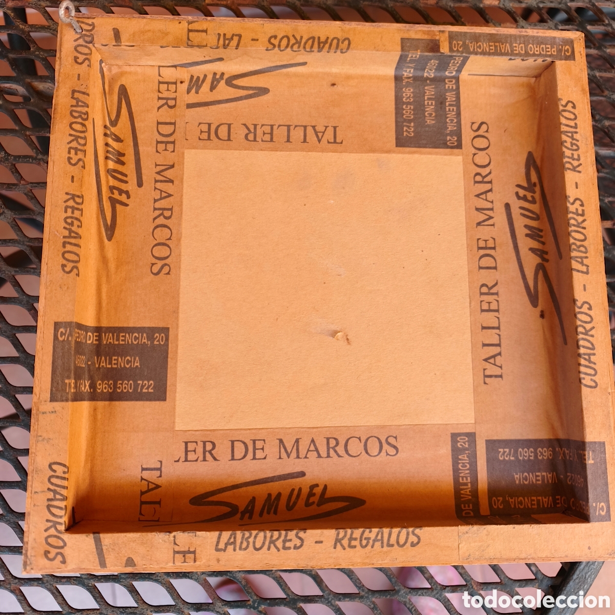 Antig&uuml;edades: Azulejo valenciano enmarcado - Foto 2