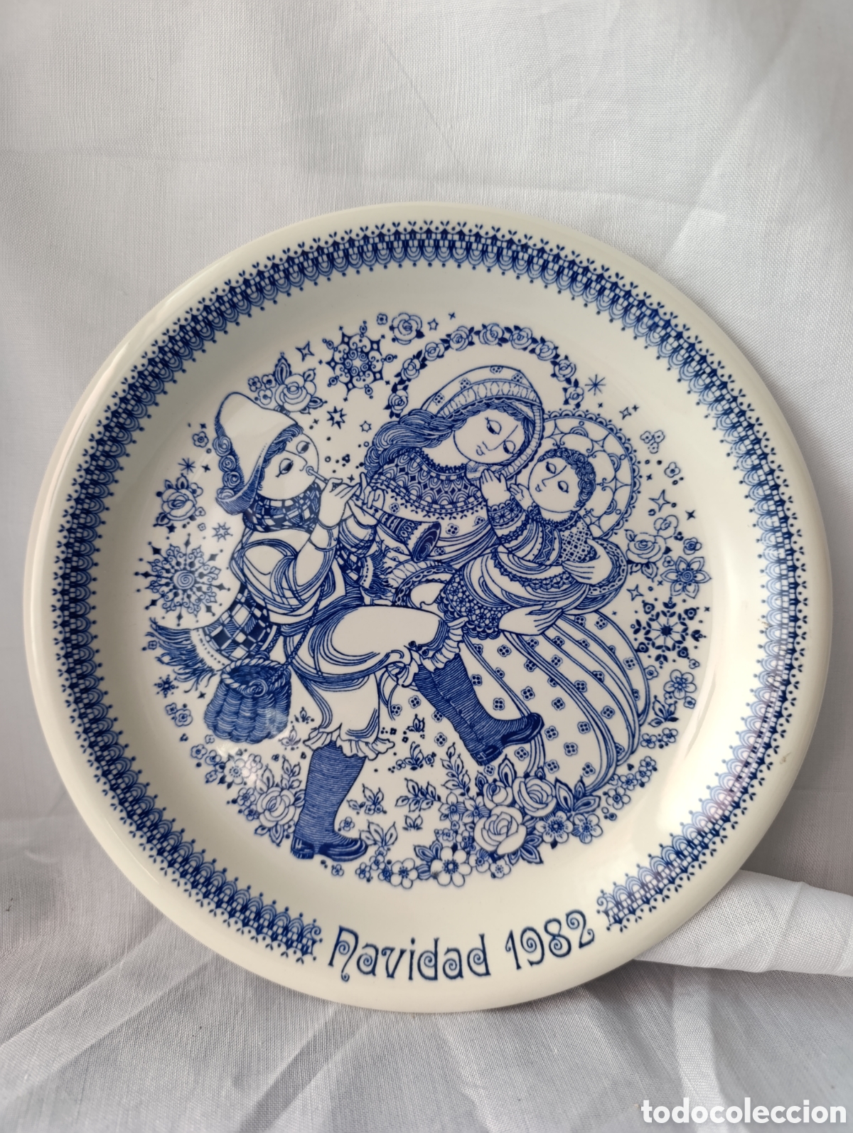 Antig&uuml;edades: Plato Navidad gif en GH ikhddddd