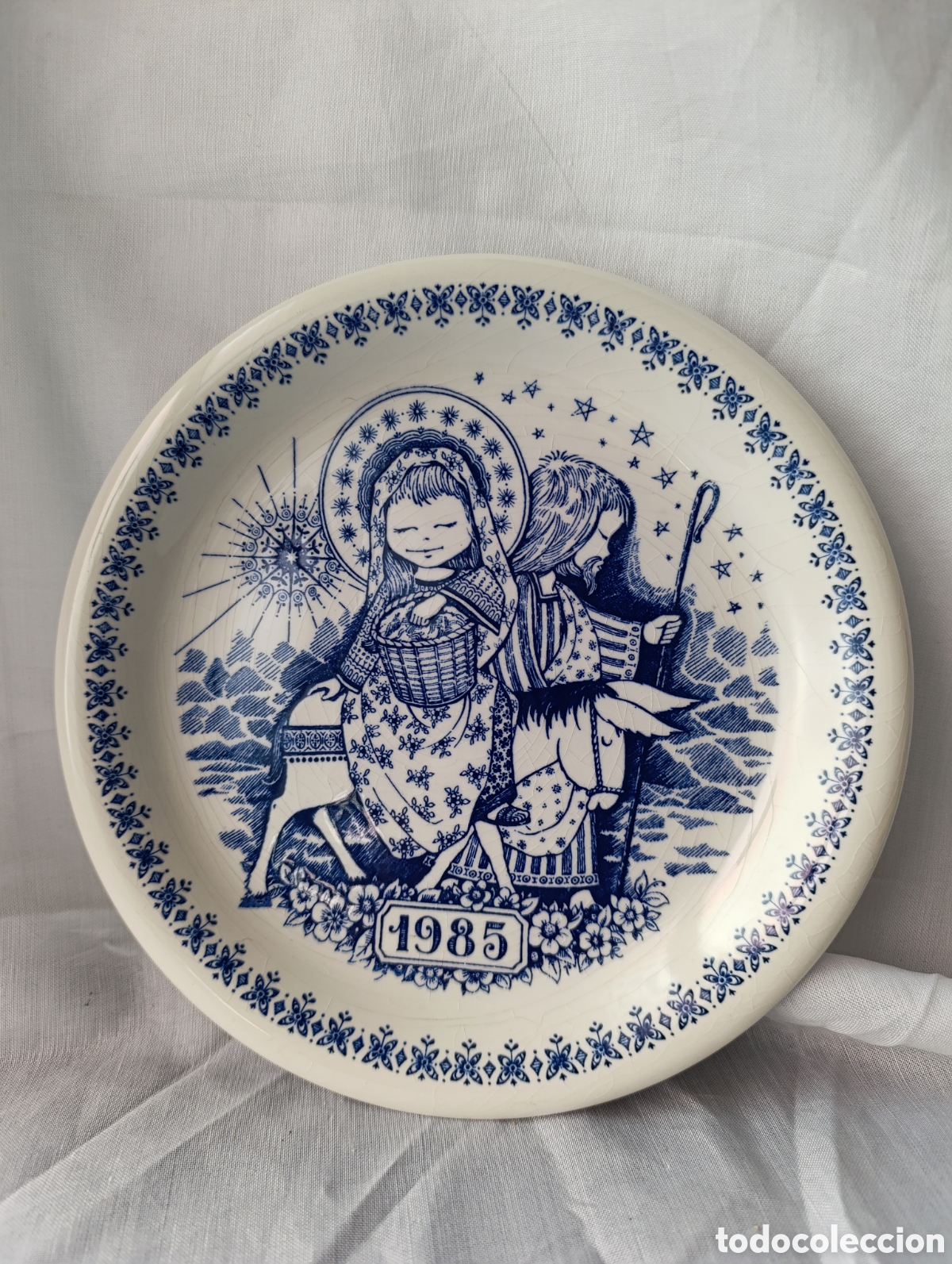 Antig&uuml;edades: Plato navidad don fr FC JJ kvgggggh