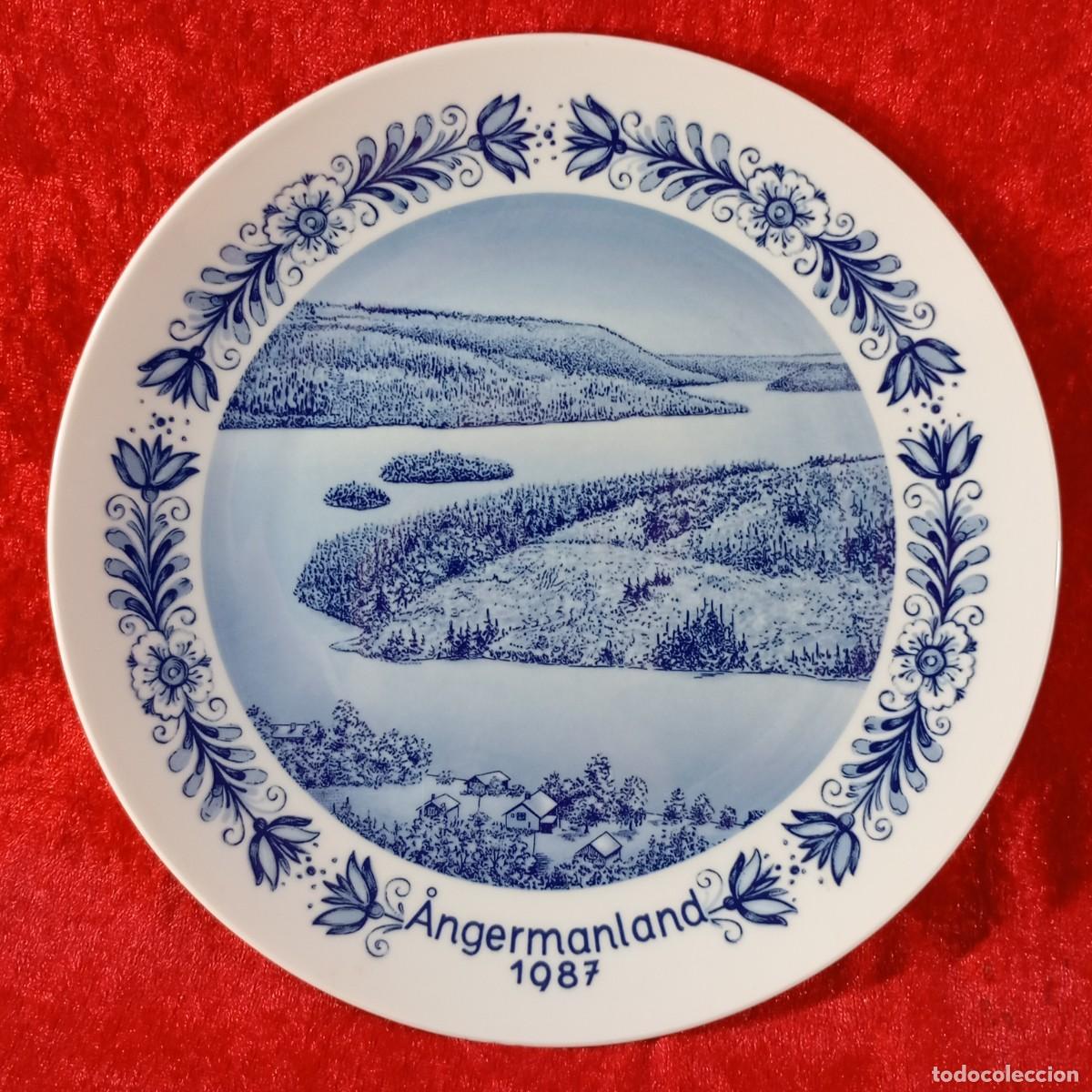 Antig&uuml;edades: PLATO - ANGERMANDLAND 1987 - SELFMANN - WEIDEN - BAVARIA - GERMANY - PORCELANA - 19,5 CM / 3733-2