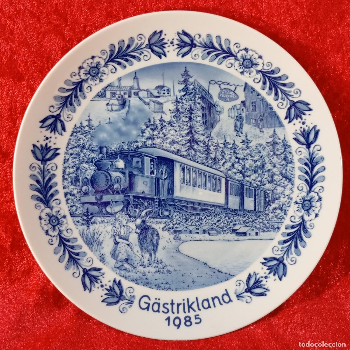 Antig&uuml;edades: PLATO - G&Auml;STRIKLAND 1985 - SELFMANN - WEIDEN - BAVARIA - GERMANY - PORCELANA - 19,5 CM / 3733-3