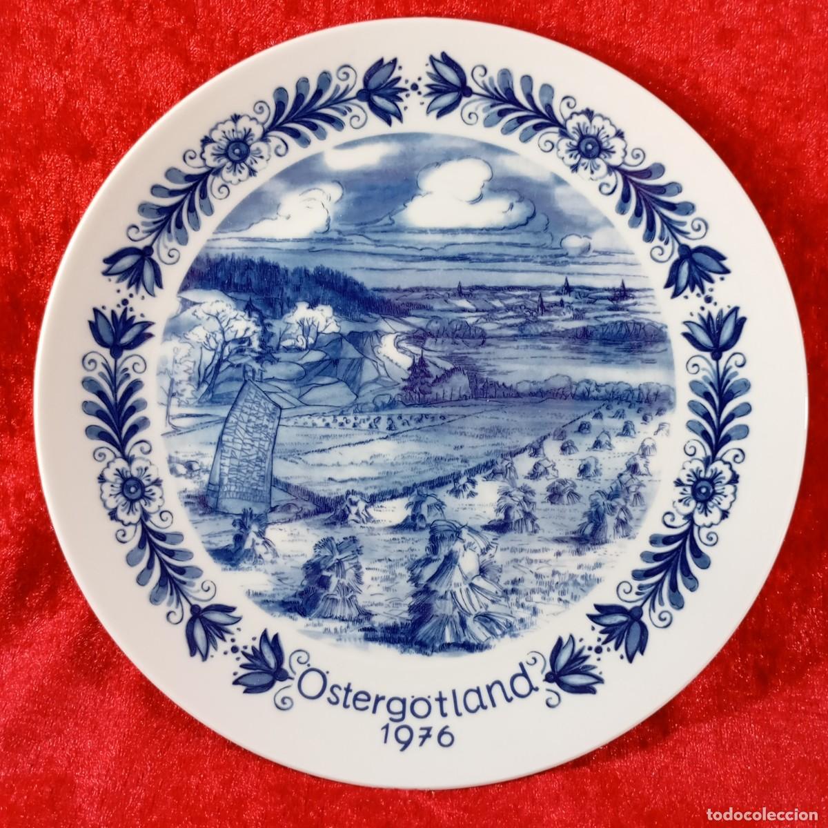 Antig&uuml;edades: PLATO - &Ouml;STERG&Ouml;TLAND 1976 - SELFMANN - WEIDEN - BAVARIA - GERMANY - PORCELANA - 19,5 CM / 3733-6