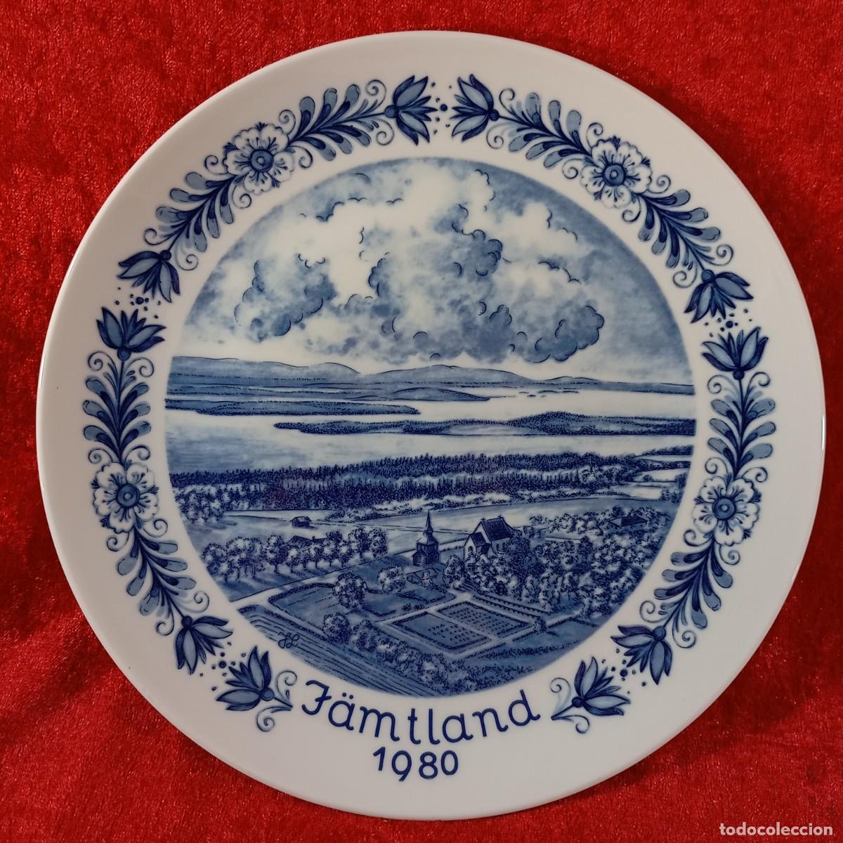 Antig&uuml;edades: PLATO - JAMTLAND 1980 - SELFMANN - WEIDEN - BAVARIA - GERMANY - PORCELANA - 19,5 CM / 3733-7