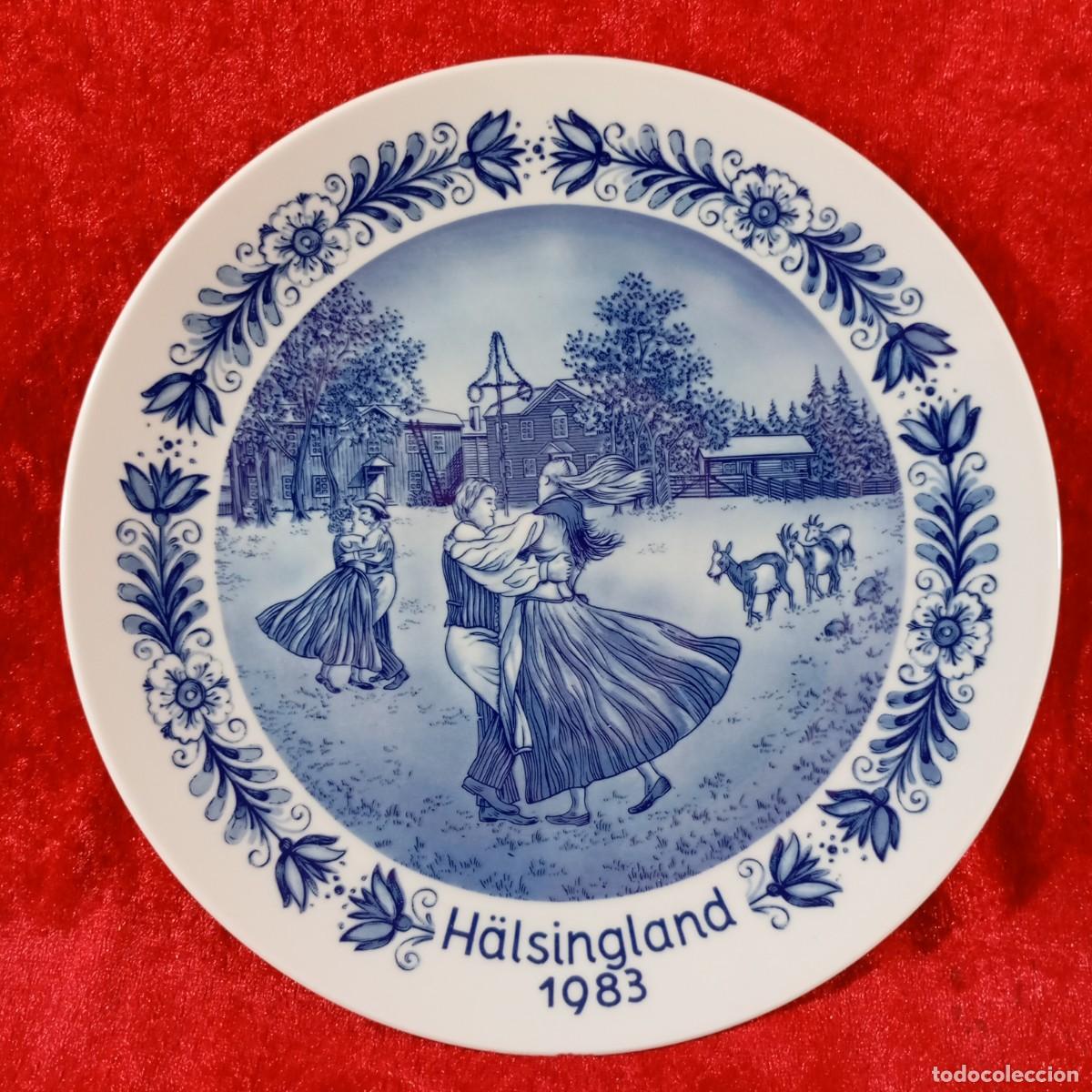 Antig&uuml;edades: PLATO - H&Auml;LSINGLAND 1983 - SELFMANN - WEIDEN - BAVARIA - GERMANY - PORCELANA - 19,5 CM / 3733-10
