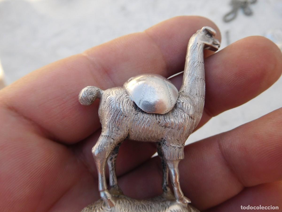 Antig&uuml;edades: Llama de plata antigua Per&uacute; - Foto 8