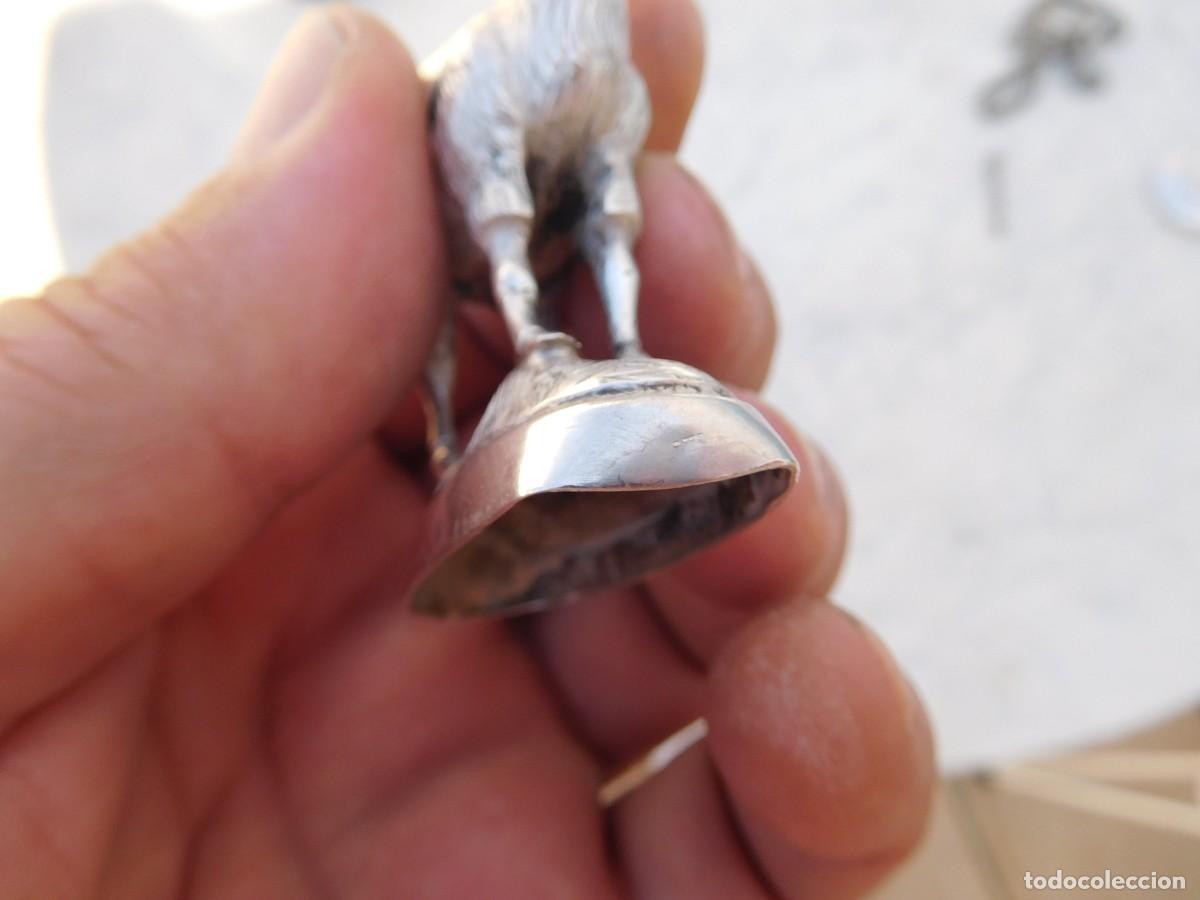 Antig&uuml;edades: Llama de plata antigua Per&uacute; - Foto 10
