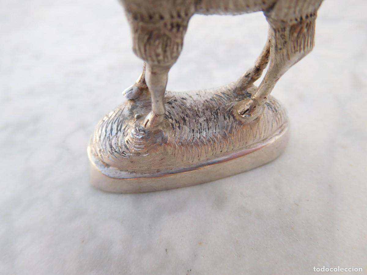 Antig&uuml;edades: Llama de plata antigua Per&uacute; - Foto 13