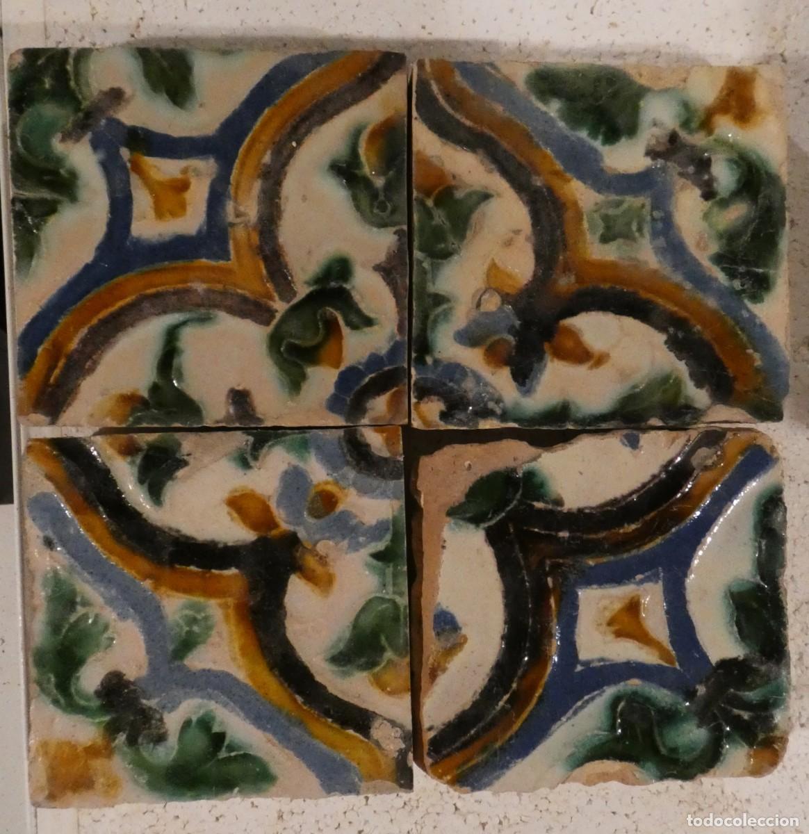 Antig&uuml;edades: Azulejo, Azulejos Espa&ntilde;ol Sevilla siglo 16