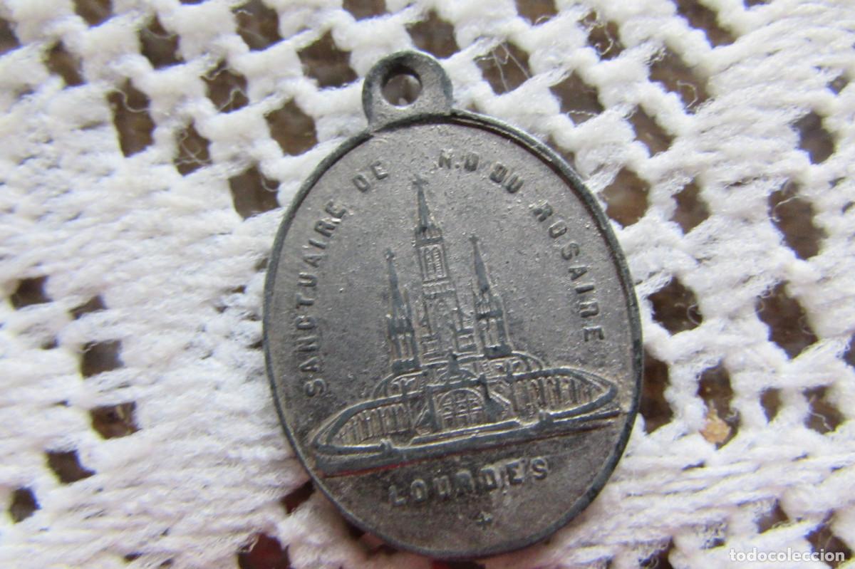 Antig&uuml;edades: Antigua medalla Santuario de Lourdes
