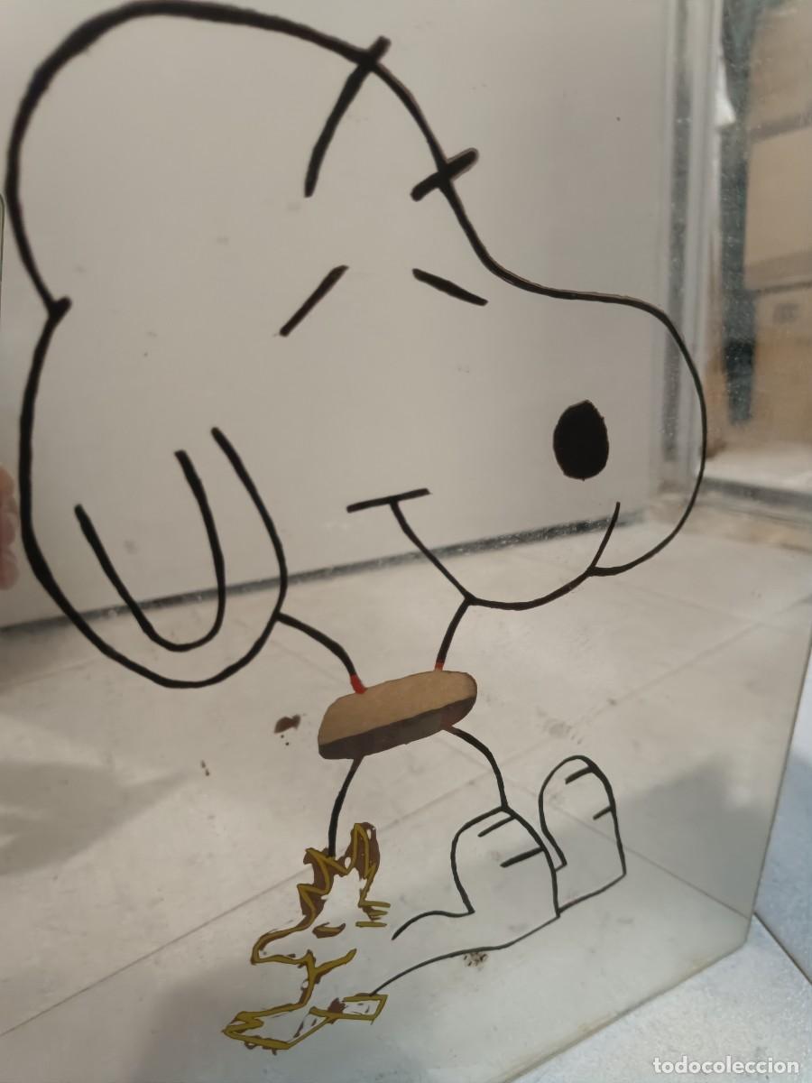 Antig&uuml;edades: ANTIGUO ESPEJO CON DIBUJO DE SNOOPY -E2 - Foto 2