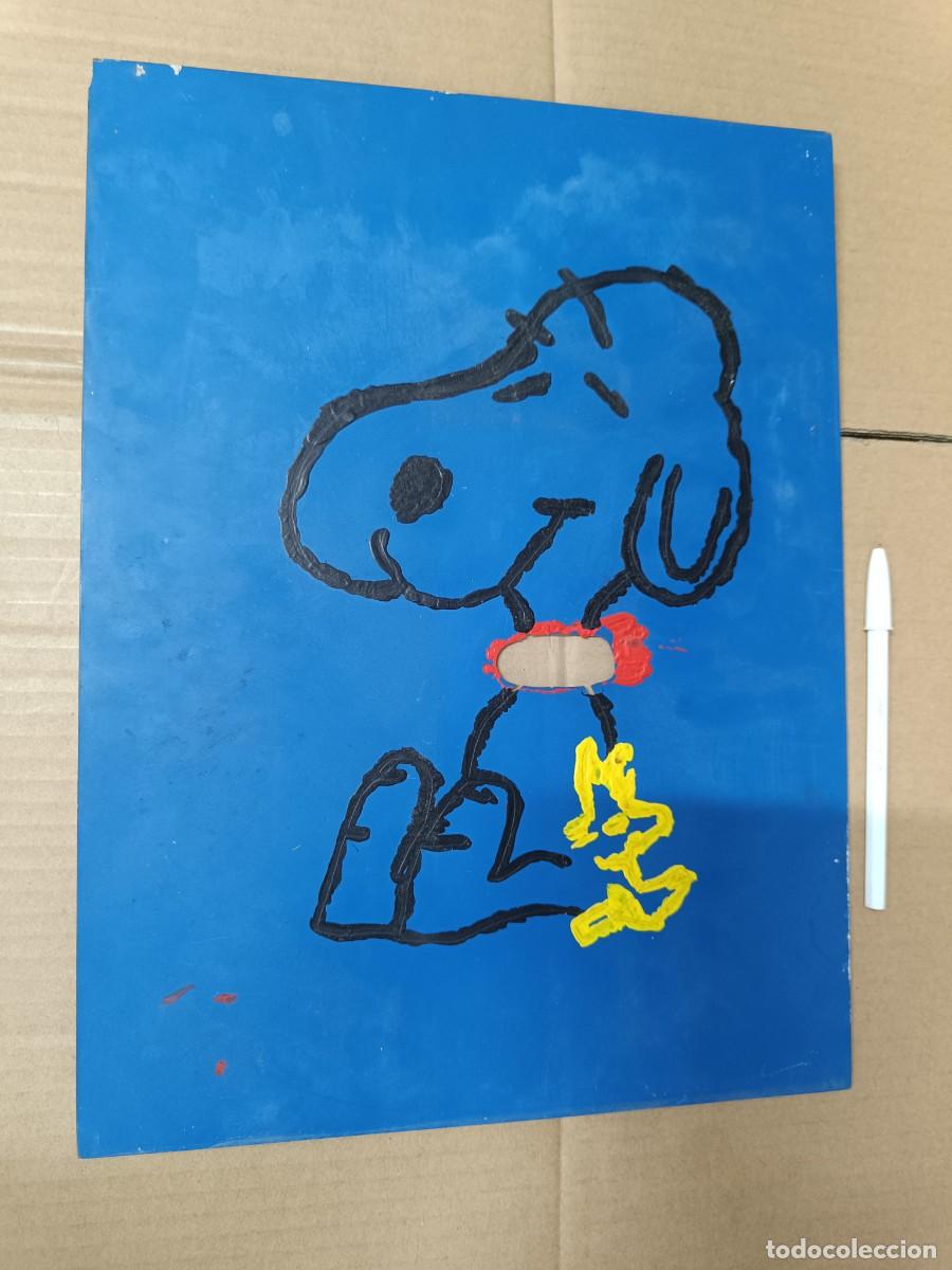 Antig&uuml;edades: ANTIGUO ESPEJO CON DIBUJO DE SNOOPY -E2 - Foto 4