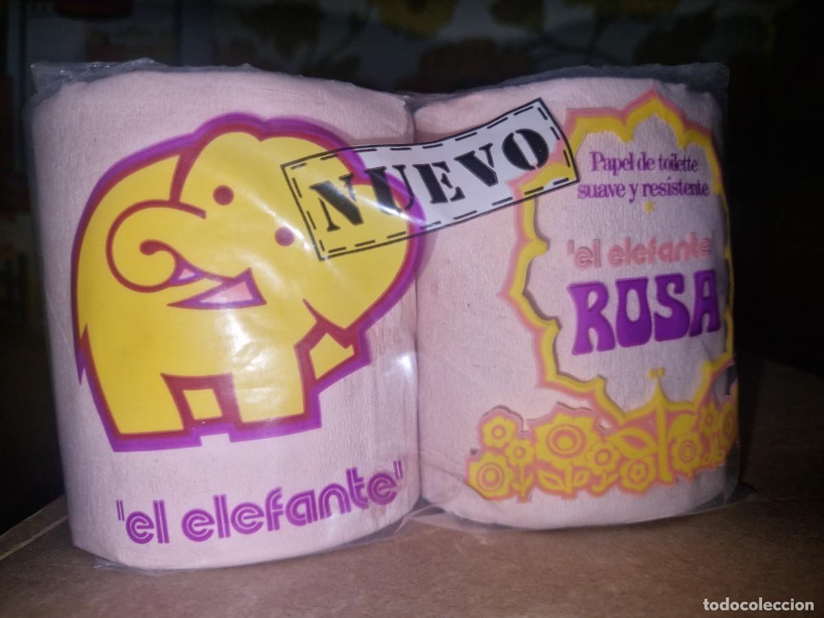 Antig&uuml;edades: 2 ANTIGUOs ROLLOS DE PAPEL HIGIENICO EL ELEFANTE