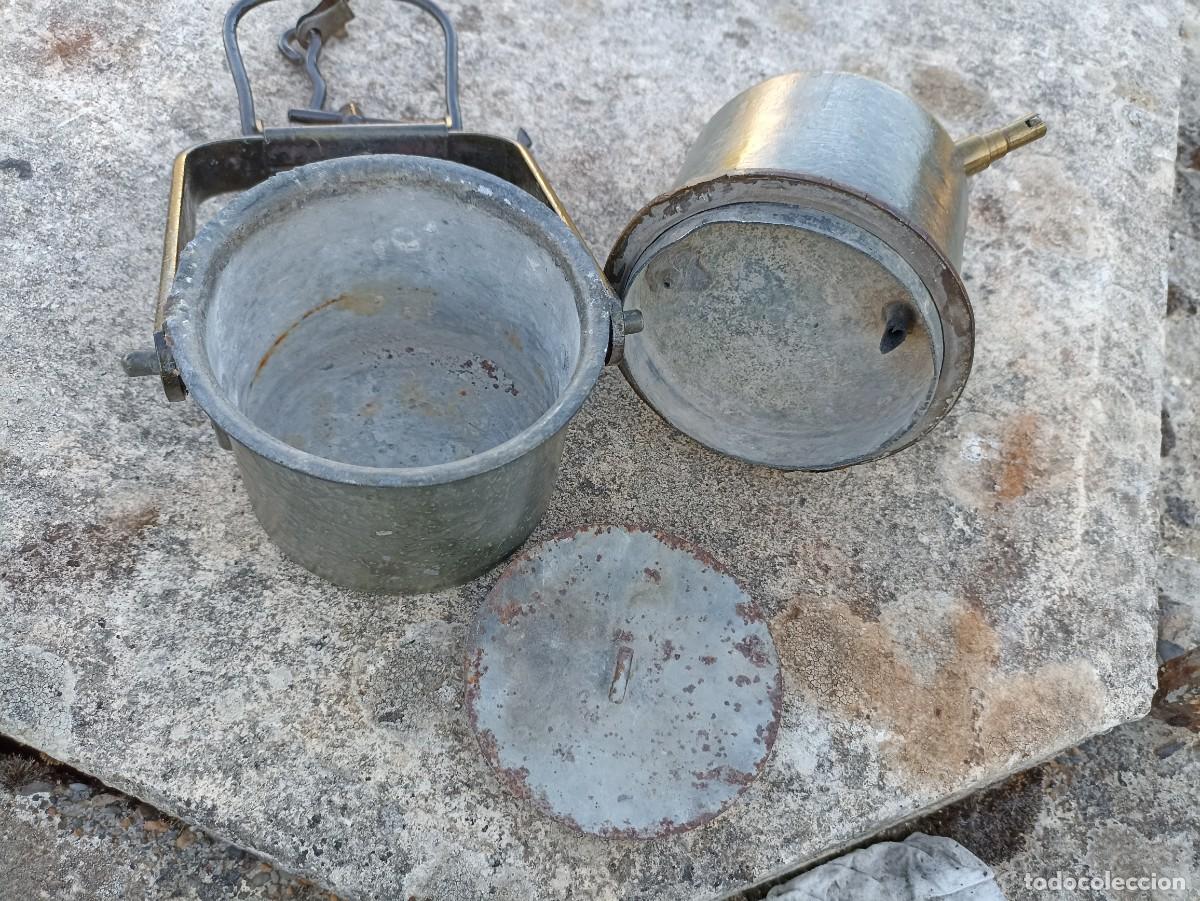 Antig&uuml;edades: Lampara minera de carburo - Foto 6