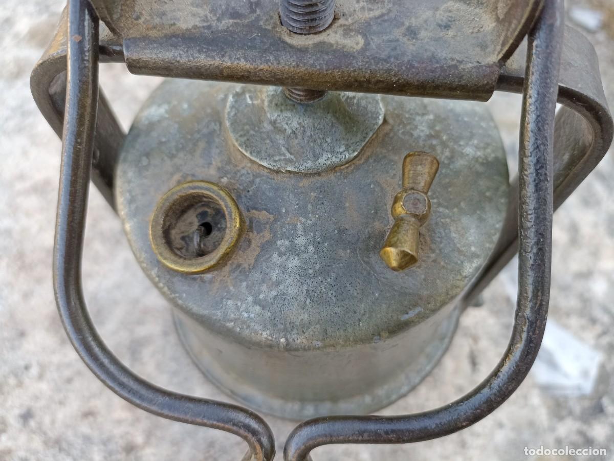 Antig&uuml;edades: Lampara minera de carburo - Foto 3
