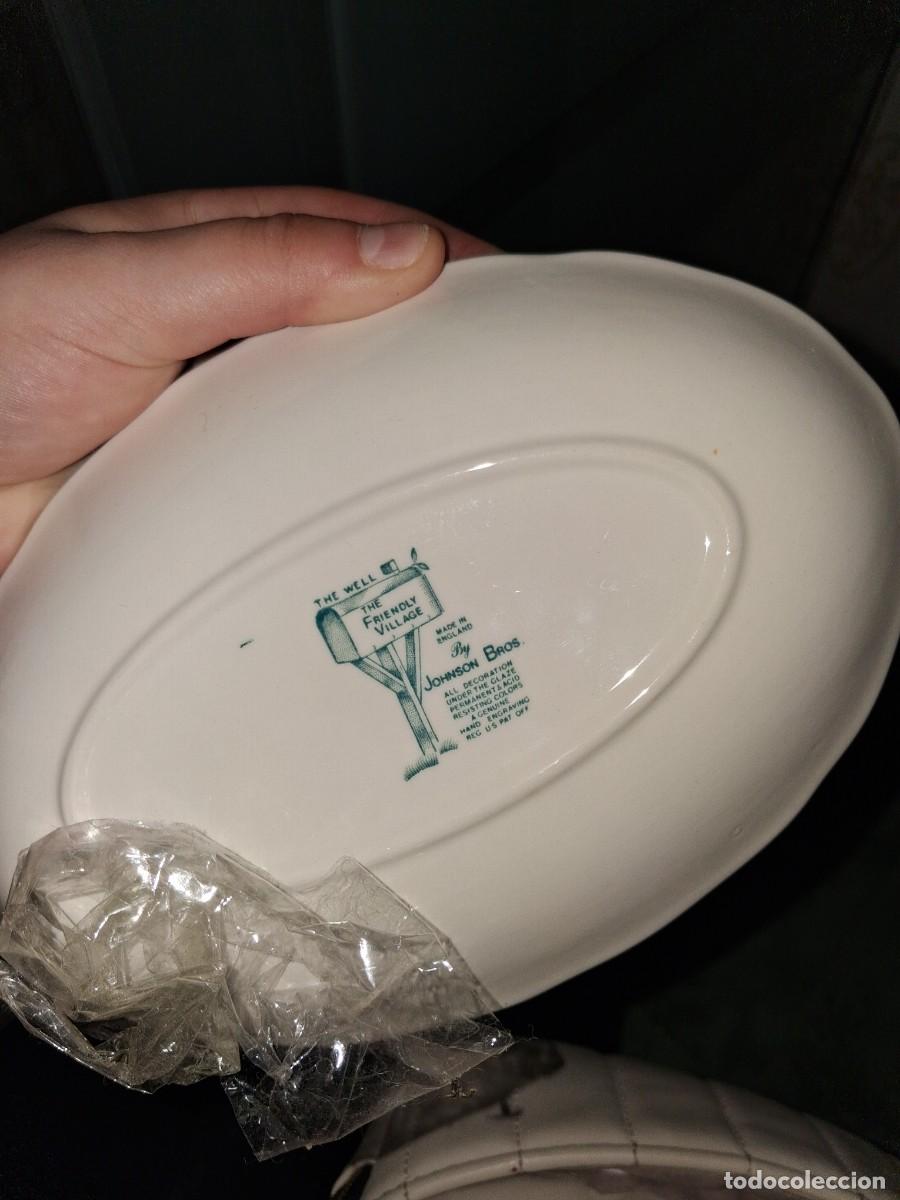 Antig&uuml;edades: Loza inglesa escenas campestres marca original