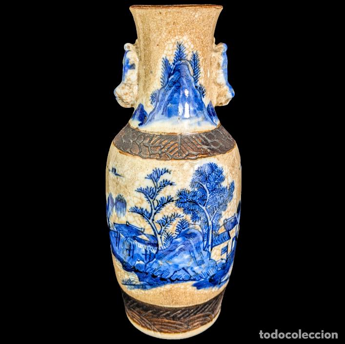 Antig&uuml;edades: Jarr&oacute;n Chino de Nanking finales s.XIX
