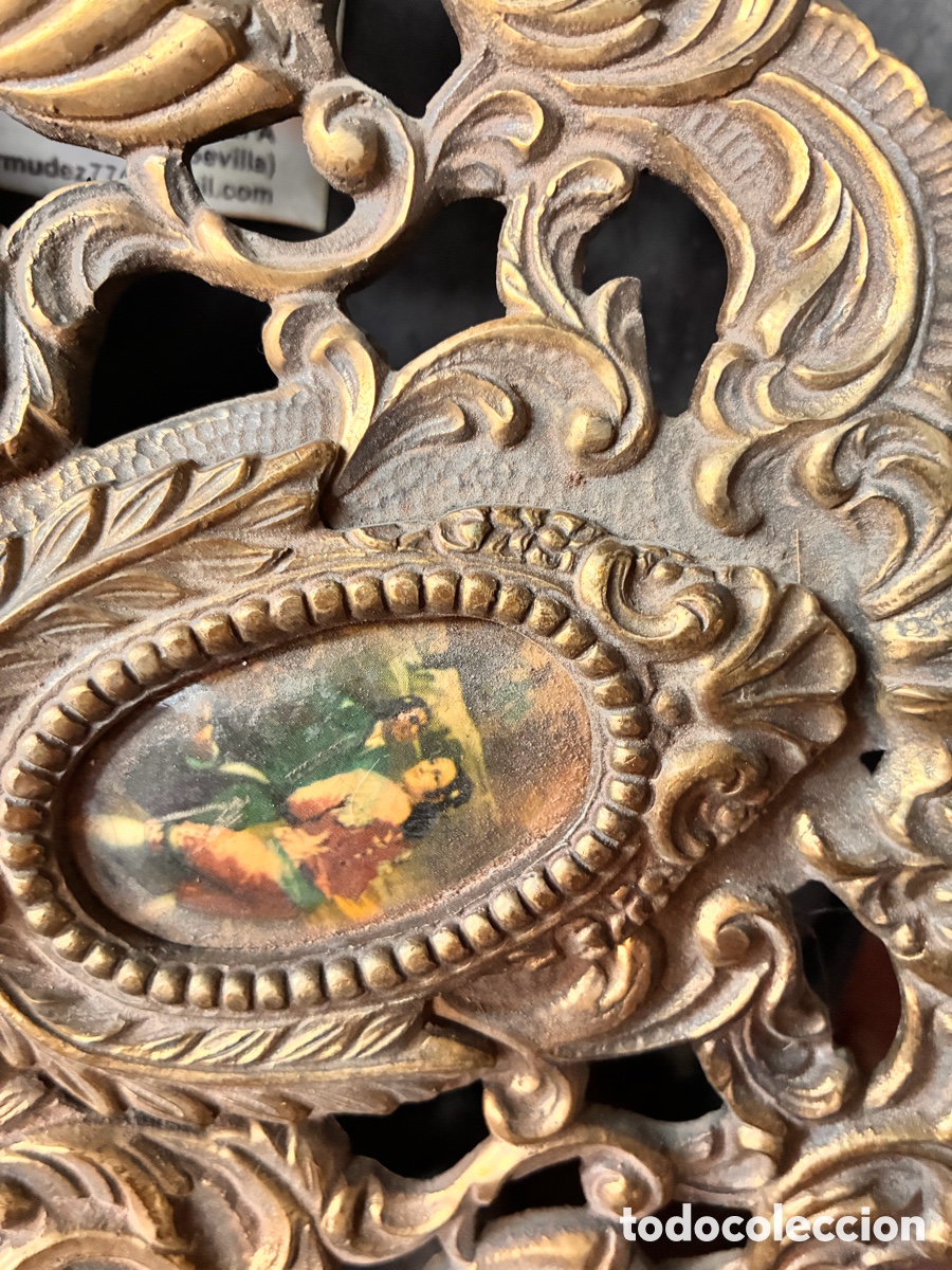 Antig&uuml;edades: Plato decorativo de bronce - Foto 5