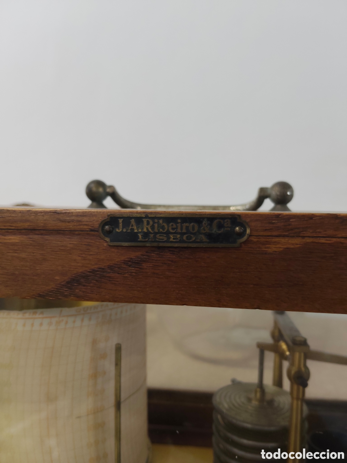 Antig&uuml;edades: Antiguo sism&oacute;grafo en caja - Foto 3