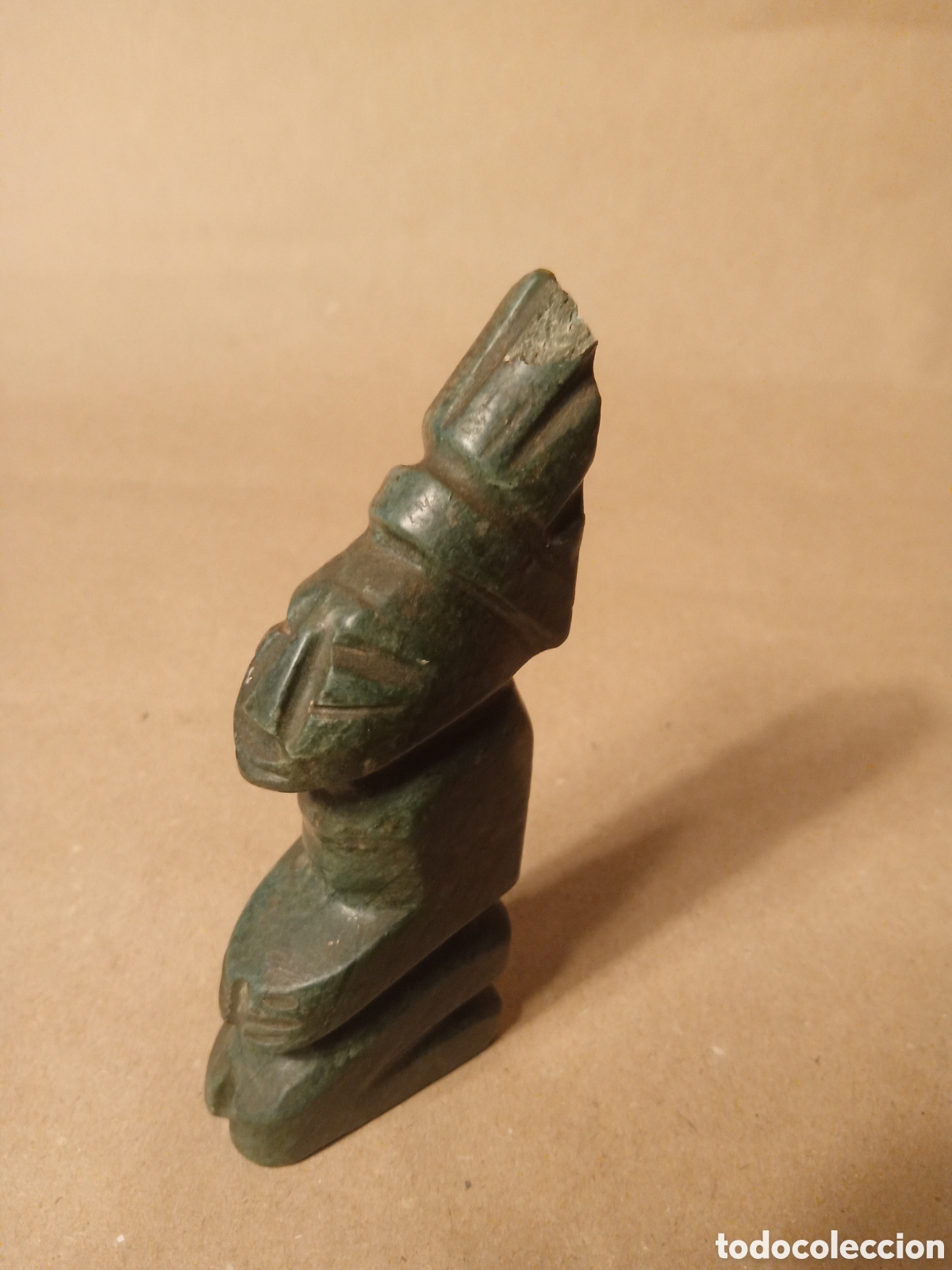 Antig&uuml;edades: Figura Dios Hacha Maya - Foto 1