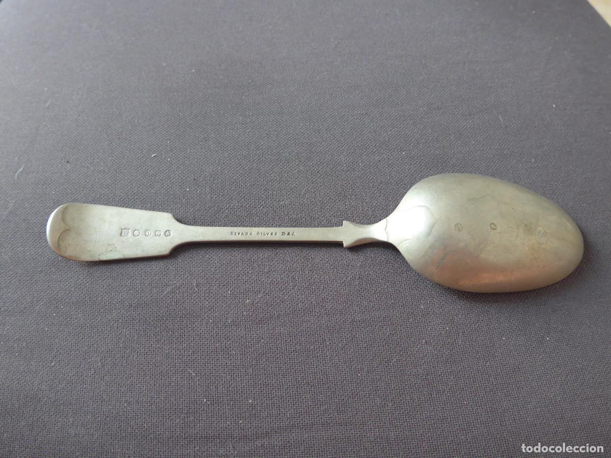 Antig&uuml;edades: CUCHARA NEVADA SILVER D & A CON MARCAS - Foto 2